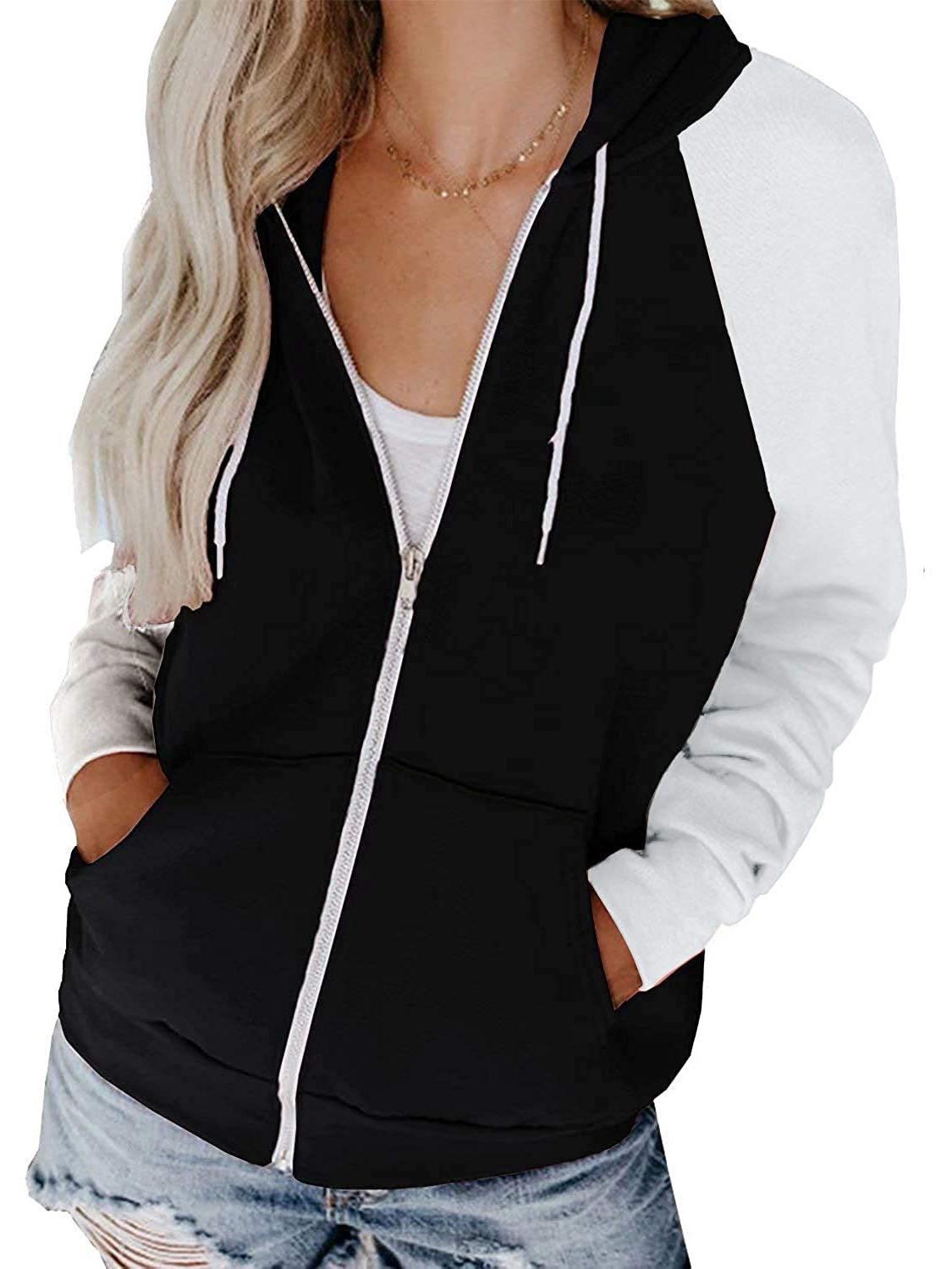 Весенний женский кардиган с капюшоном на молнии, в стиле колор-блок, со шнурками и карманом XXL
Весенний женский кардиган с капюшоном на молнии, в стиле колор-блок, со шнурками и карманом XXL