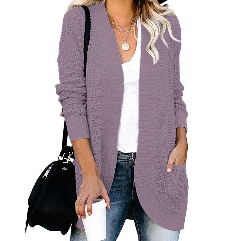 European and American Style Women s Knit Cardigan with Curved Placket and Large Pockets - 2026 Autumn/Winter Collection. 3XL фіолетовий
European and American Style Women s Knit Cardigan with Curved Placket and Large Pockets - 2026 Autumn/Winter Collection. 3XL фіолетовий