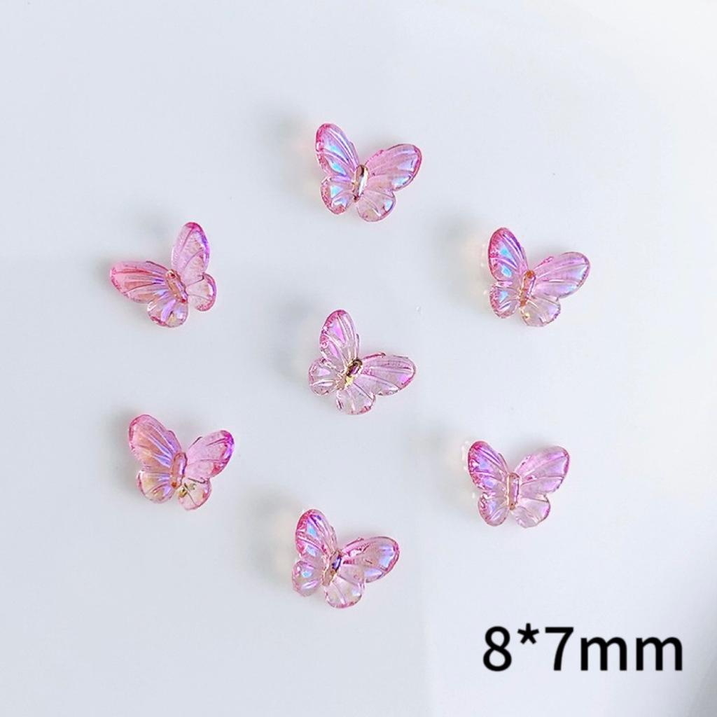 New Hot-Selling 3D Colorful Butterfly Mixed Mini Nail Art Decorations Handmade DIY Wearable Nail Accessories Wholesale Colorful Pink(Small Siz
New Hot-Selling 3D Colorful Butterfly Mixed Mini Nail Art Decorations Handmade DIY Wearable Nail Accessories Wholesale Colorful Pink(Small Siz