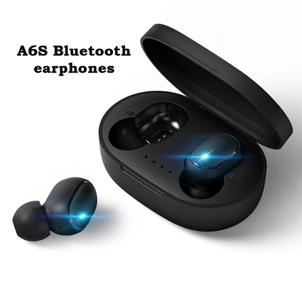 A6S Fone TWS Wireless Bluetooth Headset with Mic Earbuds for Noice Cancelling Earphone Bluetooth Headphones чорний
A6S Fone TWS Wireless Bluetooth Headset with Mic Earbuds for Noice Cancelling Earphone Bluetooth Headphones чорний