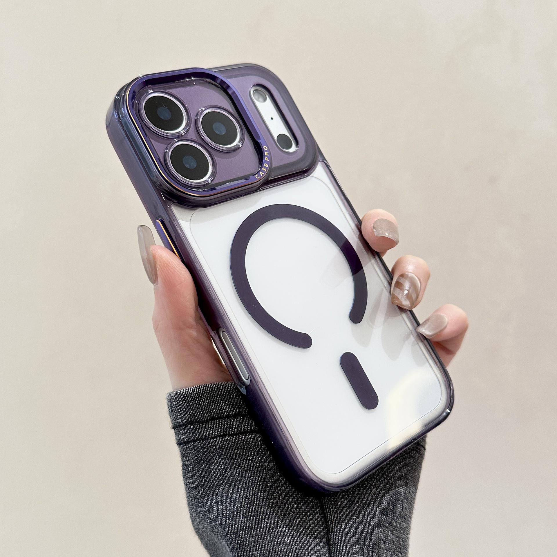 Transparent Magnetic Acrylic Phone Case with Hardware Plating - Drop Protection for iPhone 17/16 iPhone 16 Plus
Transparent Magnetic Acrylic Phone Case with Hardware Plating - Drop Protection for iPhone 17/16 iPhone 16 Plus