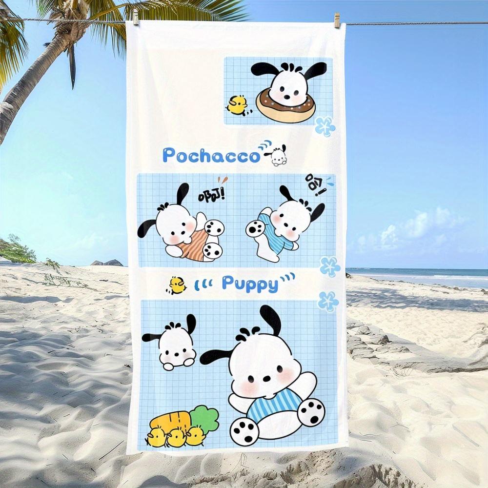 1pc Sanrio Pochacco Beach Towel Polyester - Lightweight Quick Dry Soft Swimming Travel Towel, Cute Puppy Pattern, Unisex for Cam W30*H60(CM)
1pc Sanrio Pochacco Beach Towel Polyester - Lightweight Quick Dry Soft Swimming Travel Towel, Cute Puppy Pattern, Unisex for Cam W30*H60(CM)