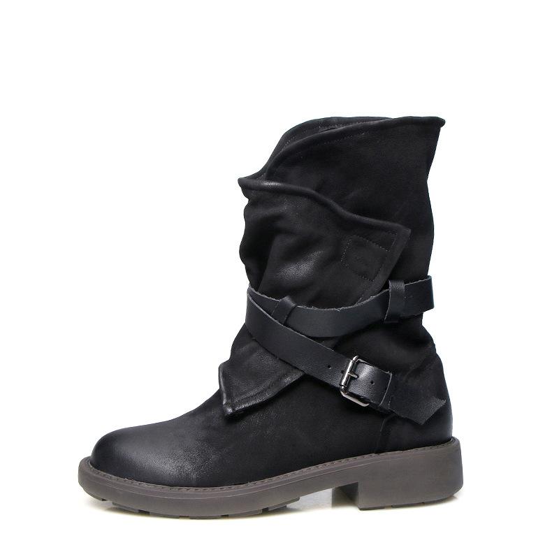 Европейские и американские ретро кожаные ботинки-локомотивы женские 2025 новые ковбойские сапоги в западном стиле с пряжкой-ремнем полусапоги короткие ботинки ботинки Мартин 40 чёрный
Европейские и американские ретро кожаные ботинки-локомотивы женские 2025 новые ковбойские сапоги в западном стиле с пряжкой-ремнем полусапоги короткие ботинки ботинки Мартин 40 чёрный