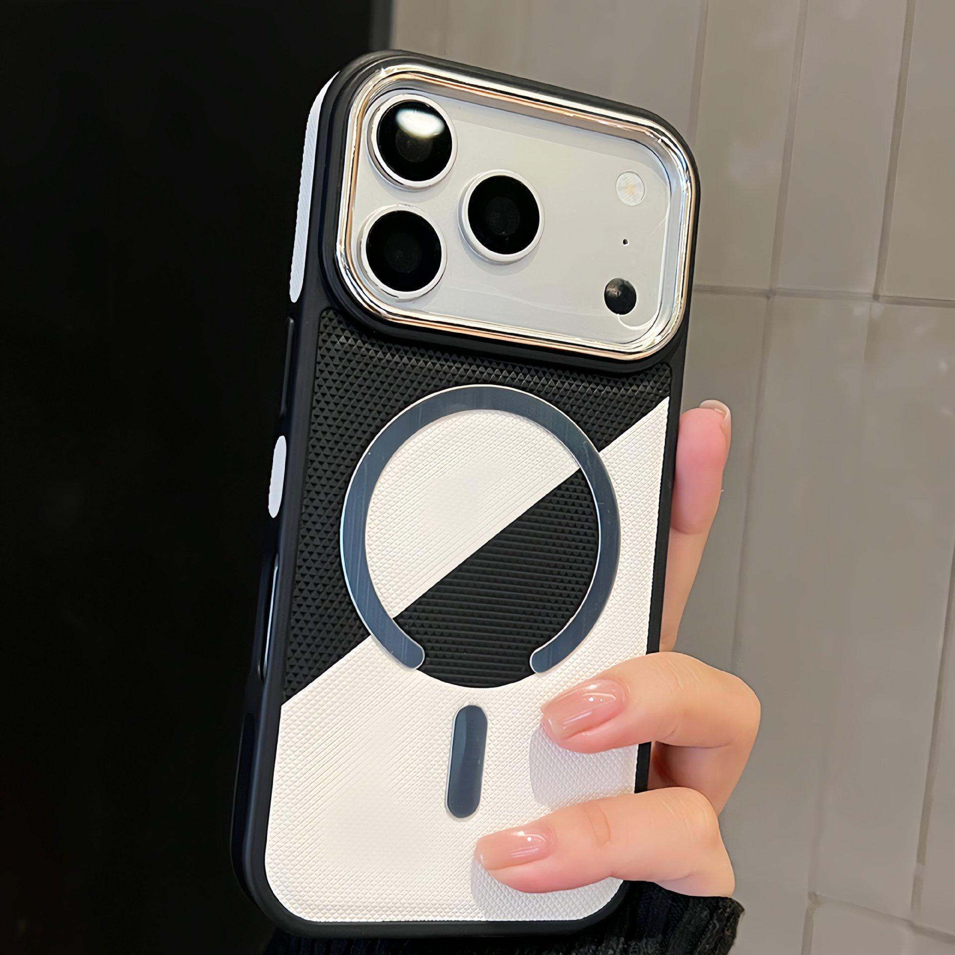 iPhone 17 Pro Max Magnetic Leather Texture Color-Block Case – European/American Style, Compatible with Apple 16 iPhone 15 Pro Max чорний/білий
iPhone 17 Pro Max Magnetic Leather Texture Color-Block Case – European/American Style, Compatible with Apple 16 iPhone 15 Pro Max чорний/білий