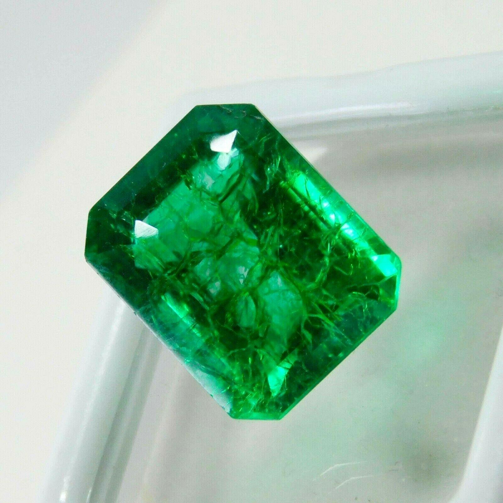 Emerald 10.20 Ct CERTIFIED Natural Green Emerald Cut Colombian Loose Gemstone Emerald -123 002 13.8 mm approx зелений
Emerald 10.20 Ct CERTIFIED Natural Green Emerald Cut Colombian Loose Gemstone Emerald -123 002 13.8 mm approx зелений
