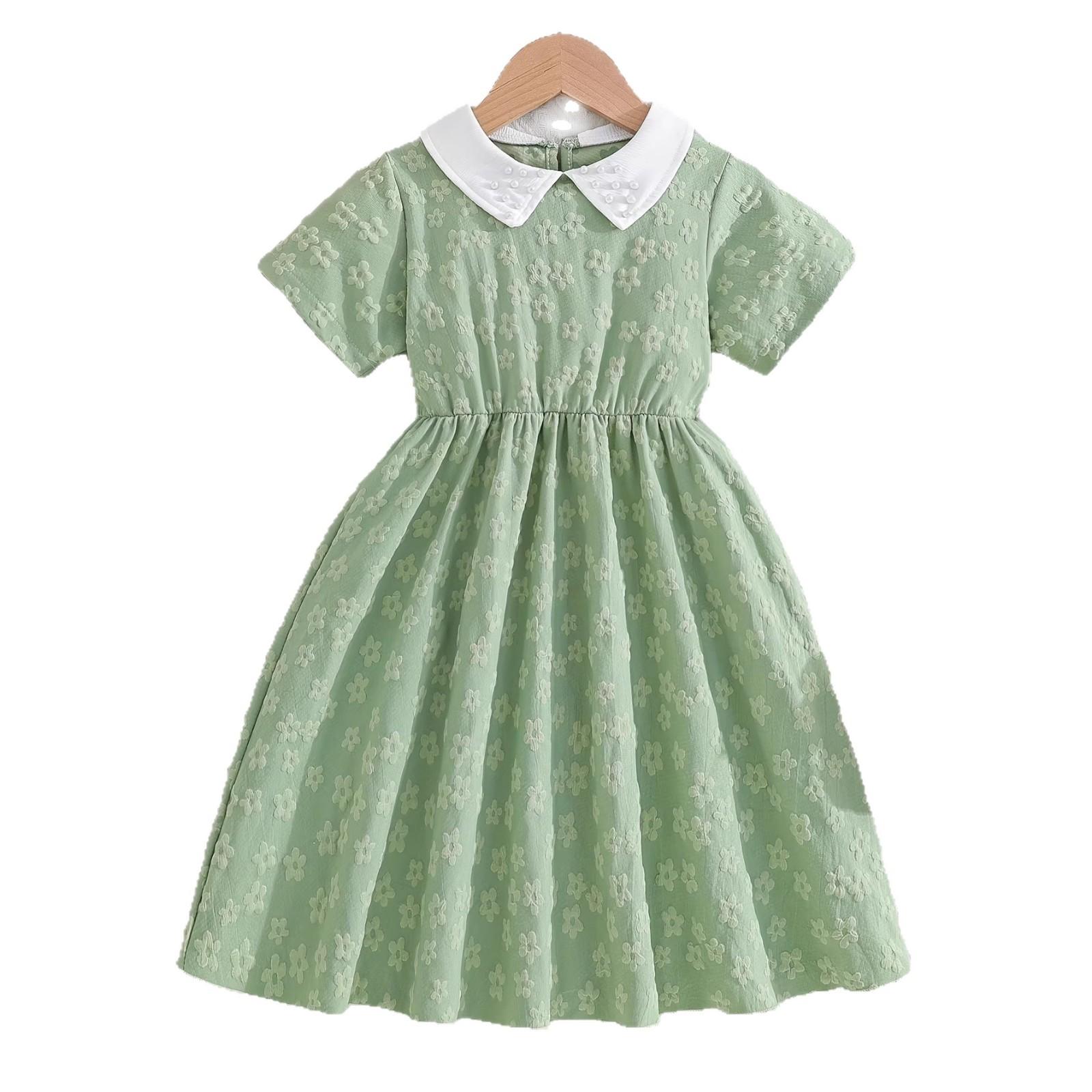 Sweet Green Dress For Girls - Summer Children s Fashionable Princess Dress 9-10Y
Sweet Green Dress For Girls - Summer Children s Fashionable Princess Dress 9-10Y