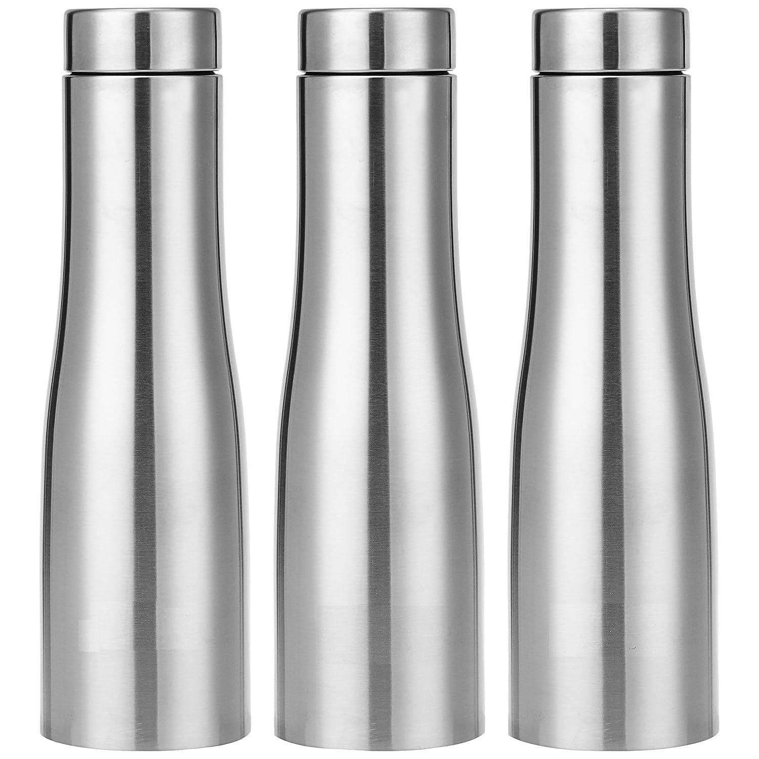 Curved Stainless Steel Water Bottle, Set of 3, 1 litreEach
Curved Stainless Steel Water Bottle, Set of 3, 1 litreEach