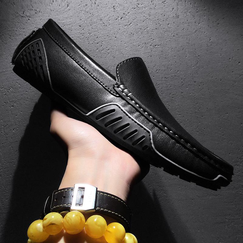 Модные мужские кожаные повседневные туфли в британском стиле, брендовые мужские деловые весенние новые мокасины, дышащие удобные туфли для вождения 48 чёрный
Модные мужские кожаные повседневные туфли в британском стиле, брендовые мужские деловые весенние новые мокасины, дышащие удобные туфли для вождения 48 чёрный