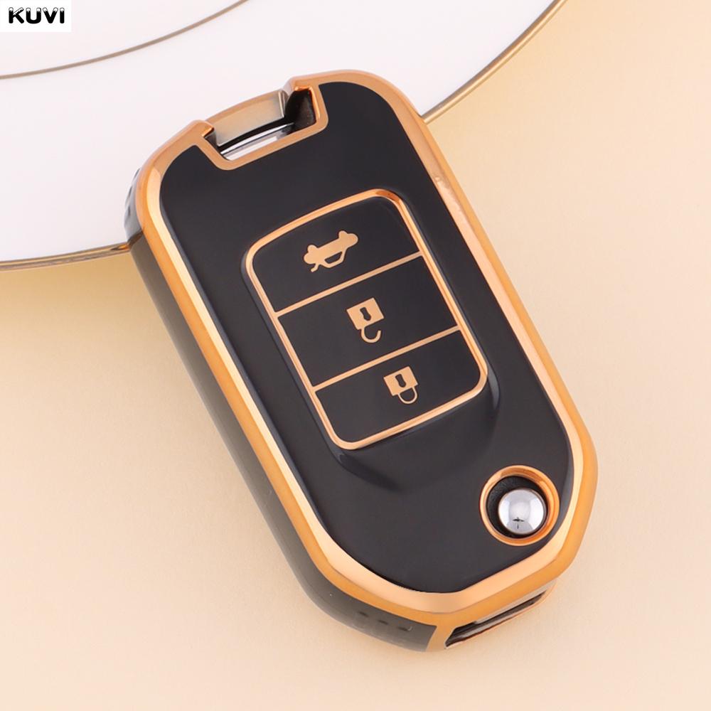 Kuvi Tpu Car Flip Key Case Cover Shell For Honda Civic Hrv Crv Xrv Cr-V Crider Odyssey Pilot Fit Accord Holder Bag Accessories
Kuvi Tpu Car Flip Key Case Cover Shell For Honda Civic Hrv Crv Xrv Cr-V Crider Odyssey Pilot Fit Accord Holder Bag Accessories