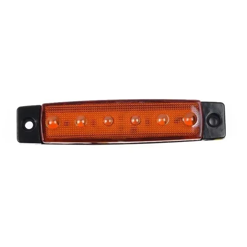 24v 6 Led Side Marker Indicators Lights Vans Truck Trailer Bus New for 10pcs ABS Material 100*20*8mm Orange Amber
24v 6 Led Side Marker Indicators Lights Vans Truck Trailer Bus New for 10pcs ABS Material 100*20*8mm Orange Amber