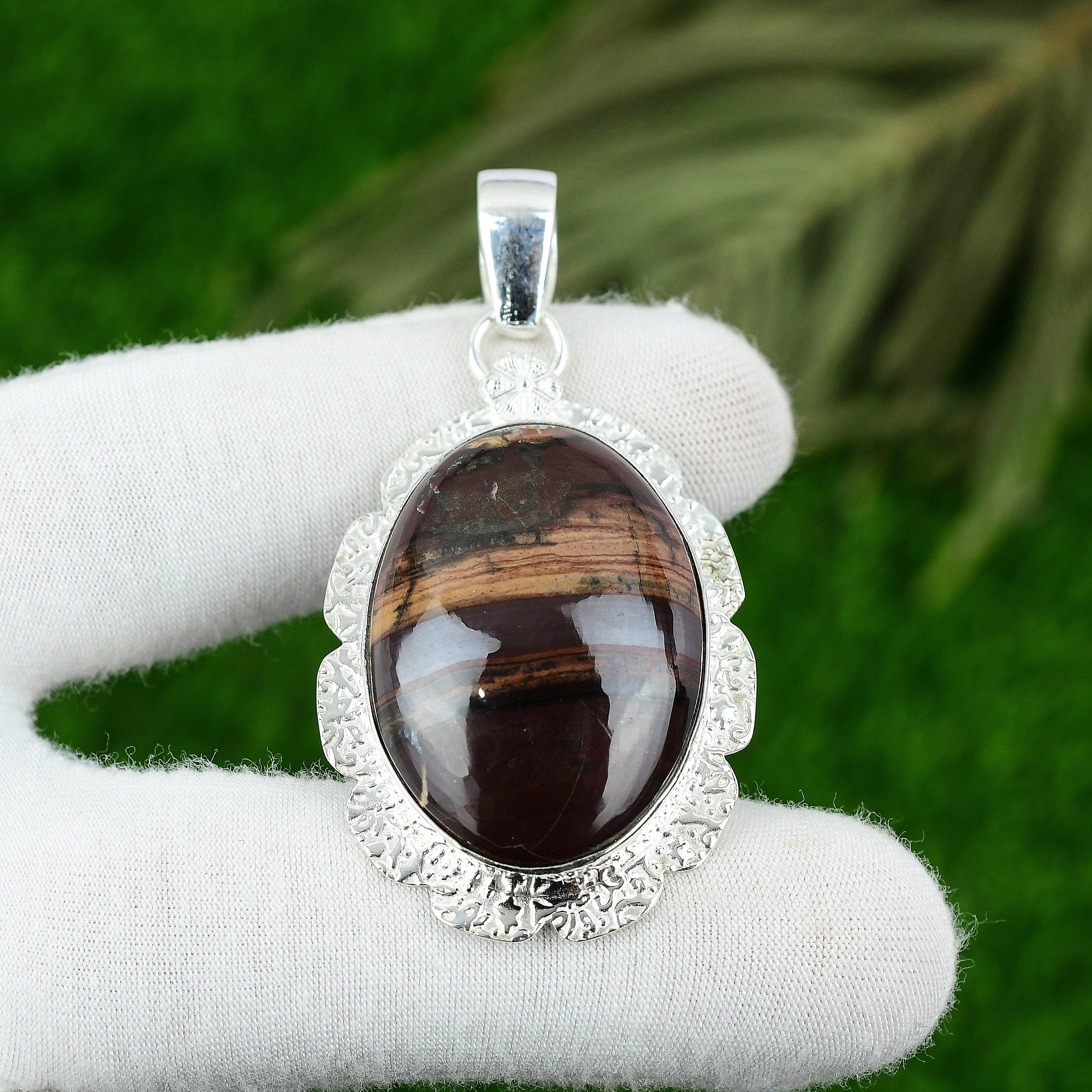 Mothers day Deal 925 Silver Natural Red Snakeskin Jasper Ethnic Pendant Jewelry
Mothers day Deal 925 Silver Natural Red Snakeskin Jasper Ethnic Pendant Jewelry