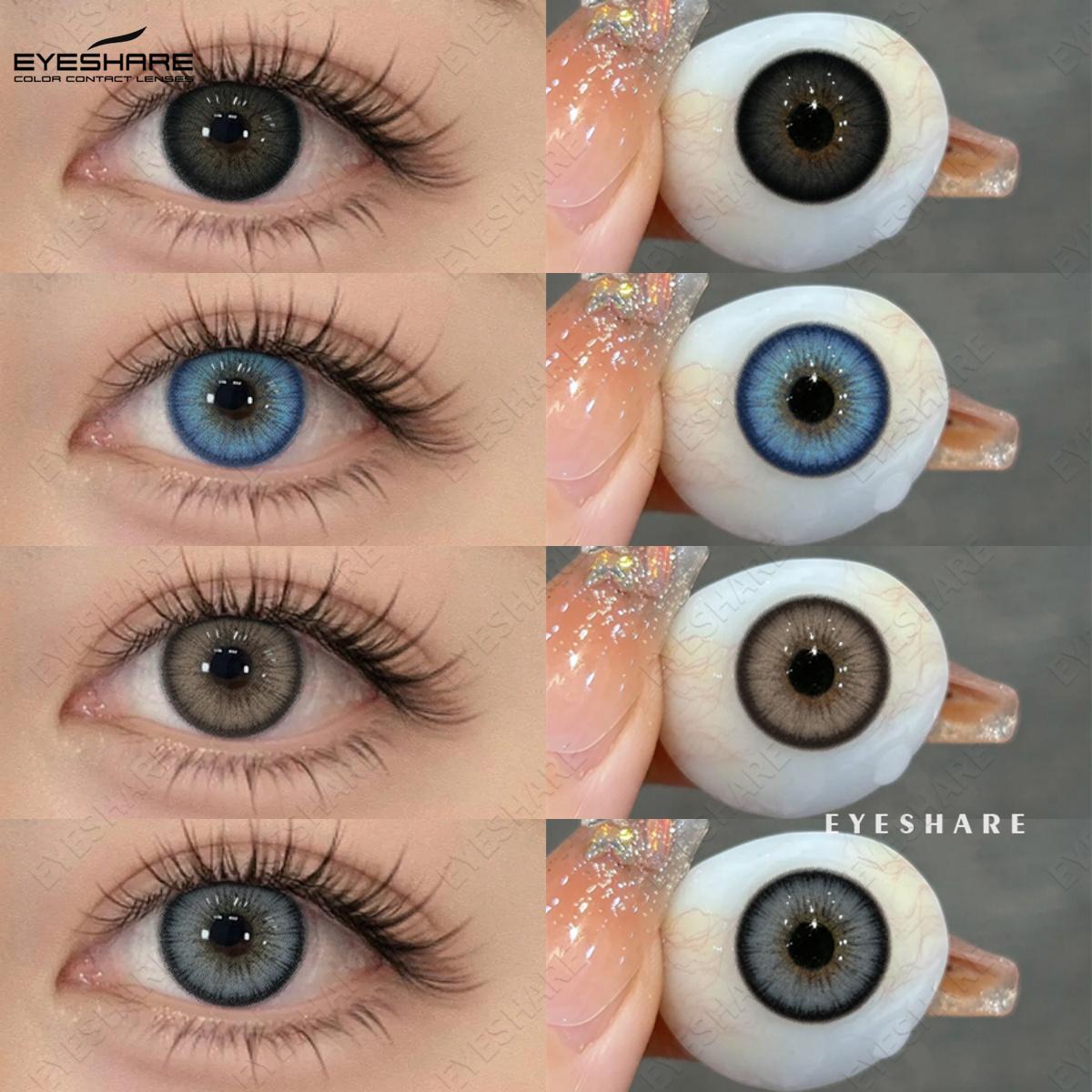 EYESHARE Новые цветные контактные линзы 2 шт. Черные ежегодные мягкие линзы Модные синие контактные линзы Натуральные коричневые косметические контактные линзы
EYESHARE Новые цветные контактные линзы 2 шт. Черные ежегодные мягкие линзы Модные синие контактные линзы Натуральные коричневые косметические контактные линзы