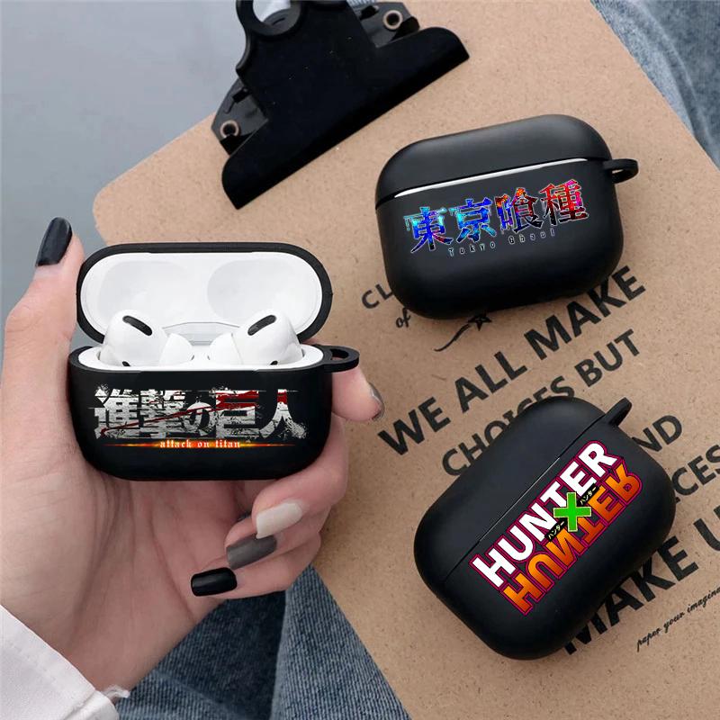 Мягкий чехол с логотипом аниме для Airpods Pro 3 2 1 Death Note Hunter X Hunter Demon Slayer Haikyuu Attact on Titan, чехлы для Airpod
Мягкий чехол с логотипом аниме для Airpods Pro 3 2 1 Death Note Hunter X Hunter Demon Slayer Haikyuu Attact on Titan, чехлы для Airpod