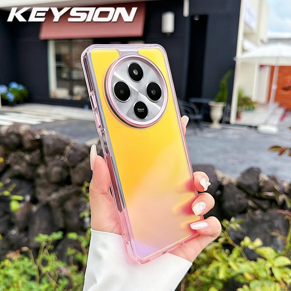 KEYSION Fashion Laser Gradient Colorful Phone Case for OPPO Reno12 F 13F 5G TPU+PC Shockproof Back Cover for OPPO Reno12 Pro 5G for Reno12 Pro 5G рожевий
KEYSION Fashion Laser Gradient Colorful Phone Case for OPPO Reno12 F 13F 5G TPU+PC Shockproof Back Cover for OPPO Reno12 Pro 5G for Reno12 Pro 5G рожевий