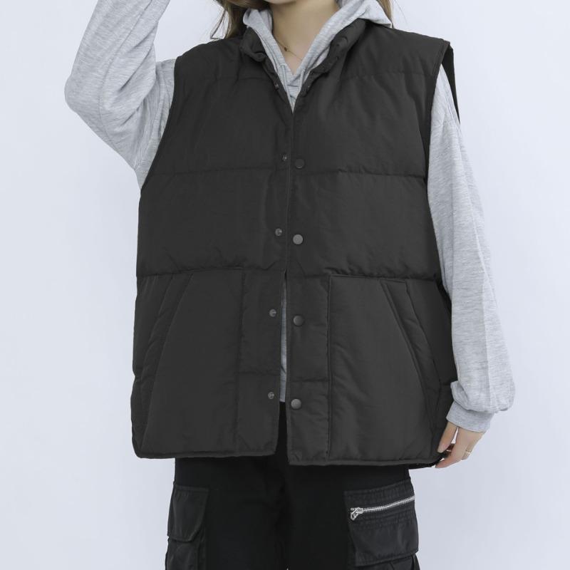 Feather loose white duck down simple sleeveless stand-up collar vest women s new down vest One size
Feather loose white duck down simple sleeveless stand-up collar vest women s new down vest One size