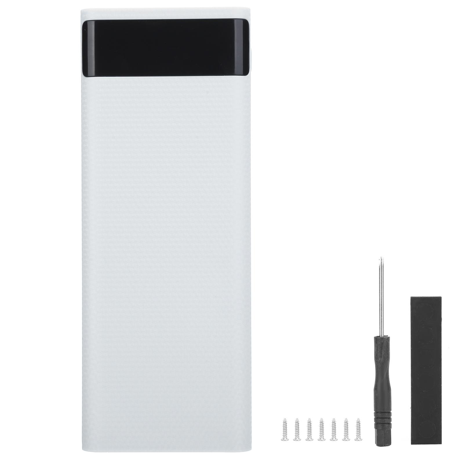 Версия с быстрой зарядкой 8x18650 чехол для внешнего аккумулятора USB DIY Kit Shell Battery Holder Charge BoxWhite белый
Версия с быстрой зарядкой 8x18650 чехол для внешнего аккумулятора USB DIY Kit Shell Battery Holder Charge BoxWhite белый