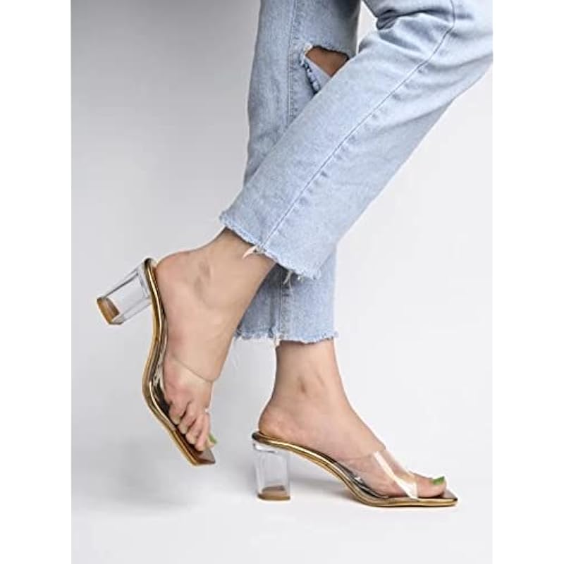 Women S Clear Block Heel Mules Copper || Transparent Strap Slip-On Sandals || Open Toe Chunky Heels Eu36 5 UK бронзовый
Women S Clear Block Heel Mules Copper || Transparent Strap Slip-On Sandals || Open Toe Chunky Heels Eu36 5 UK бронзовый