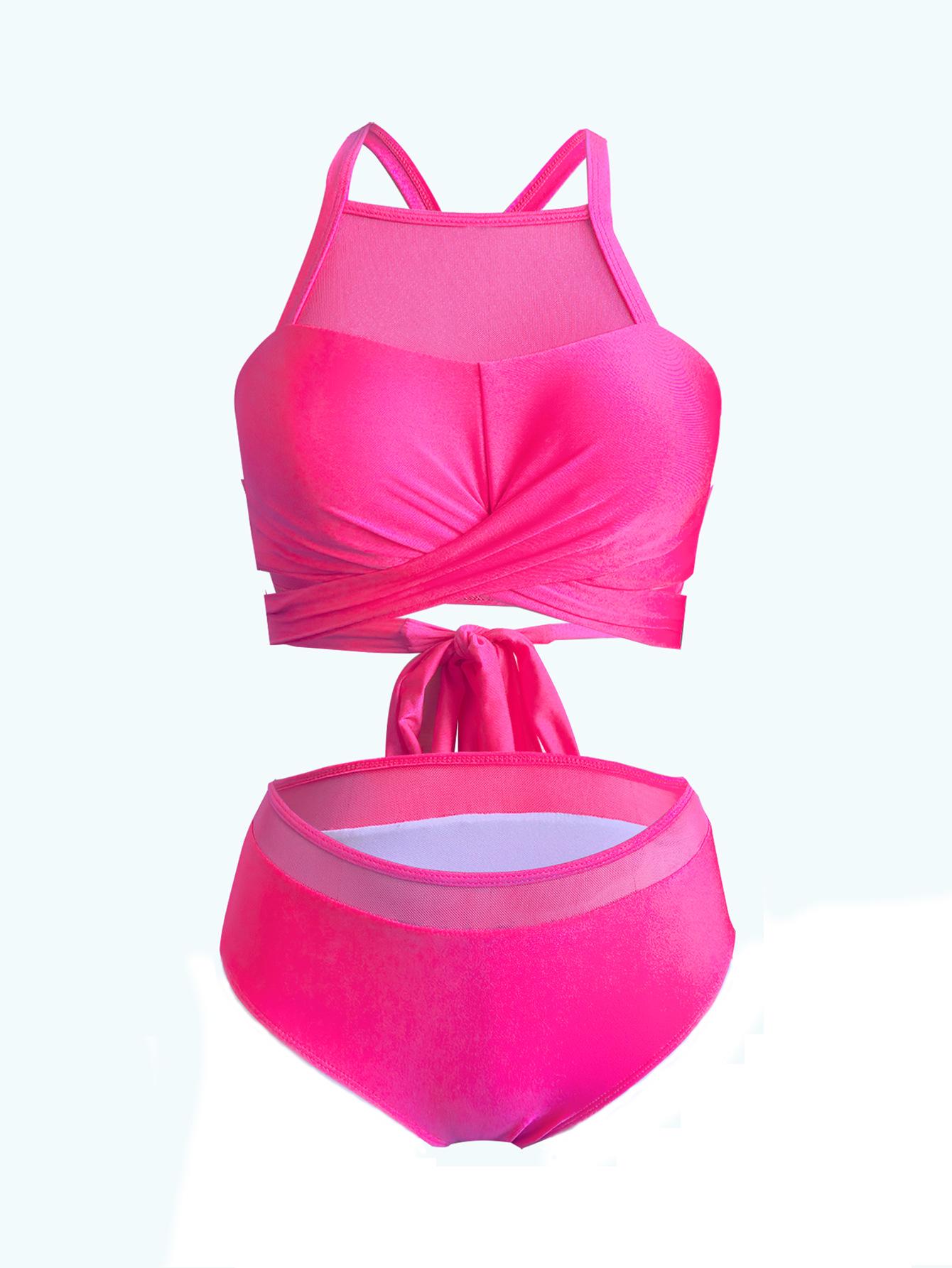 Европейско-американский сексуальный купальник: Дышащая сетка вставлена, однотонный раздельный комплект Large маджента
Европейско-американский сексуальный купальник: Дышащая сетка вставлена, однотонный раздельный комплект Large маджента