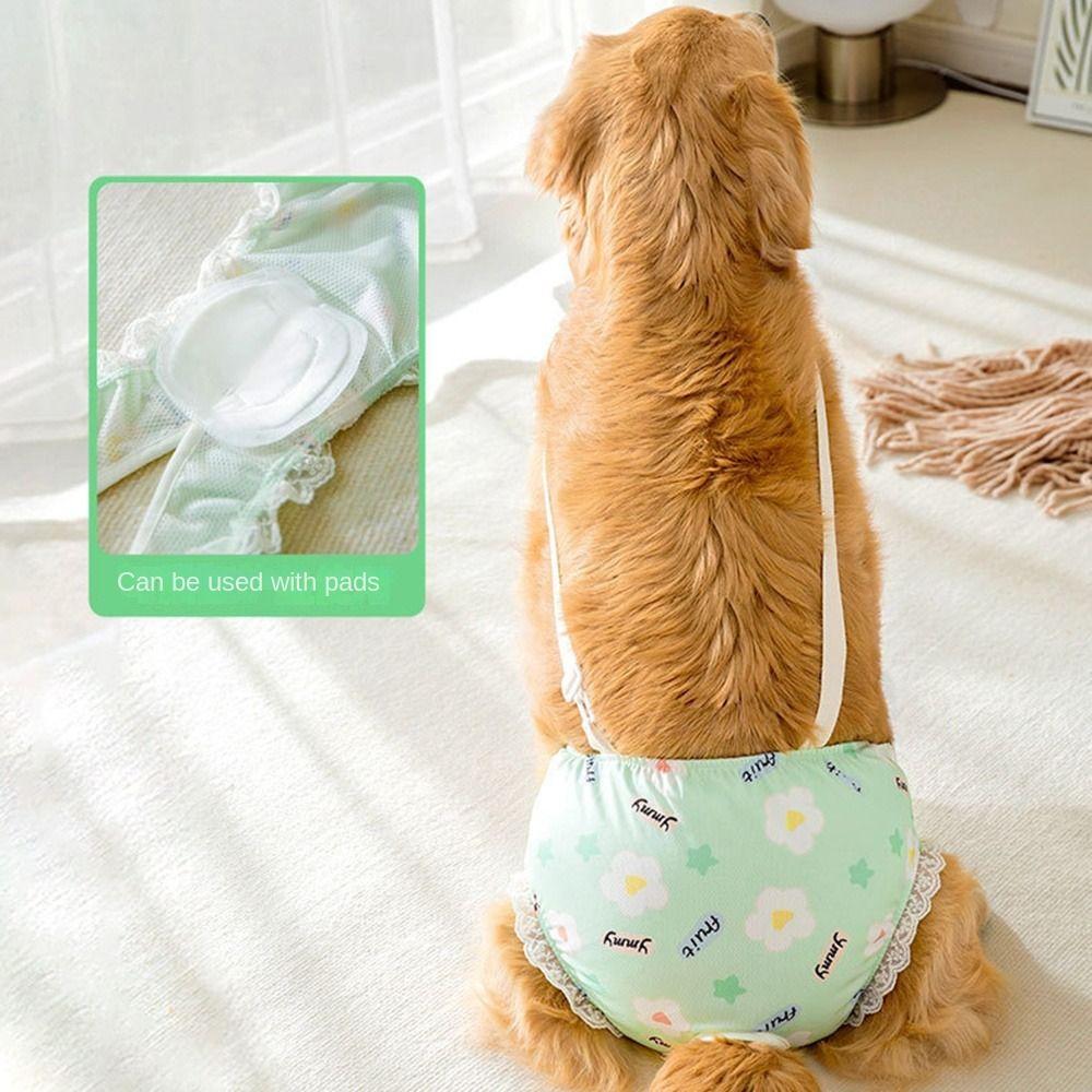 with Straps Female Pet Sanitary Panties Breathable Pet Underwear Dog Accessories L рожевий
with Straps Female Pet Sanitary Panties Breathable Pet Underwear Dog Accessories L рожевий