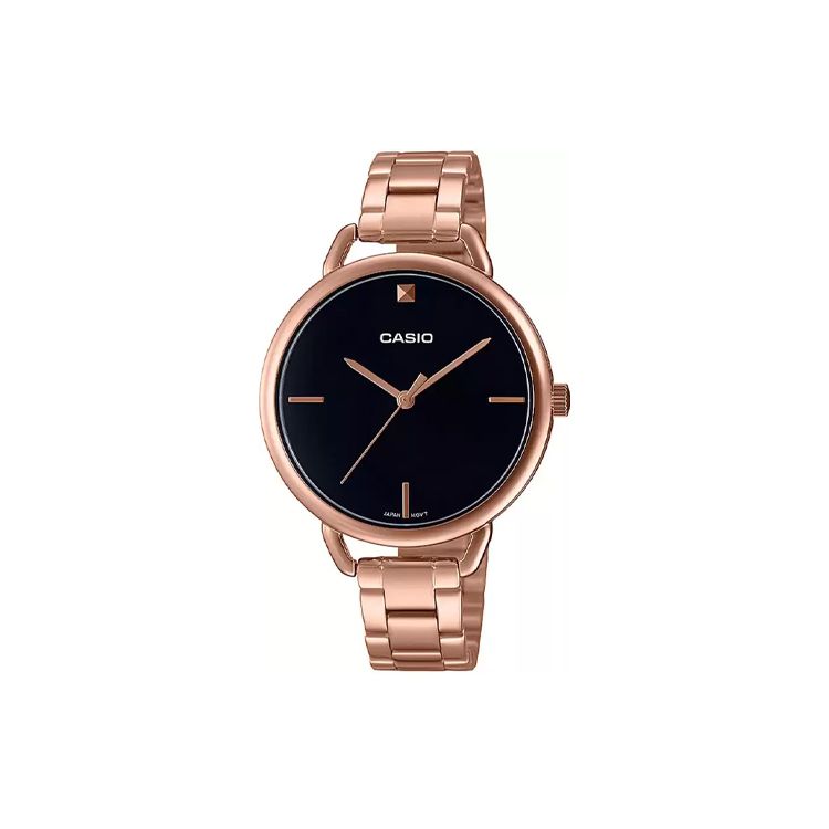 Casio Standard Series Fashion Trend Business Casual Quartz Movement Stainless Steel Strap Watch Women watches Black LTP-E415PG-1CDF Black Dial
Casio Standard Series Fashion Trend Business Casual Quartz Movement Stainless Steel Strap Watch Women watches Black LTP-E415PG-1CDF Black Dial