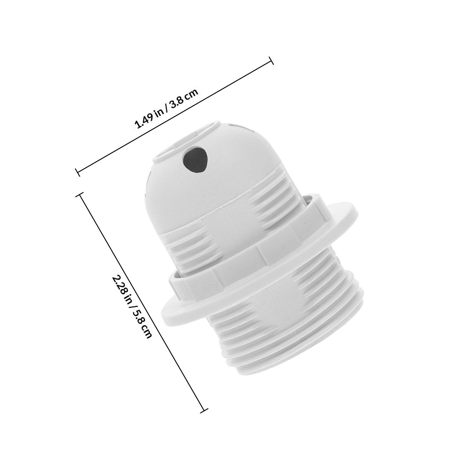 10Pcs E27 Threaded Lamp Holder Large Clip-on Light Socket Household Desktop Pendant Lamp Holder Replacement Adapter білий
10Pcs E27 Threaded Lamp Holder Large Clip-on Light Socket Household Desktop Pendant Lamp Holder Replacement Adapter білий