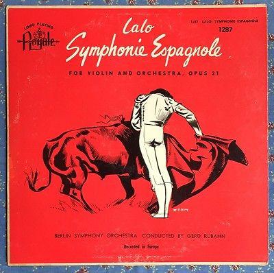 LP Record ÉDOUARD LALO, THE BERLIN SYMPHONY O - Symphonie Espagnole For Violin And 1287 Royale US Classical Used
LP Record ÉDOUARD LALO, THE BERLIN SYMPHONY O - Symphonie Espagnole For Violin And 1287 Royale US Classical Used