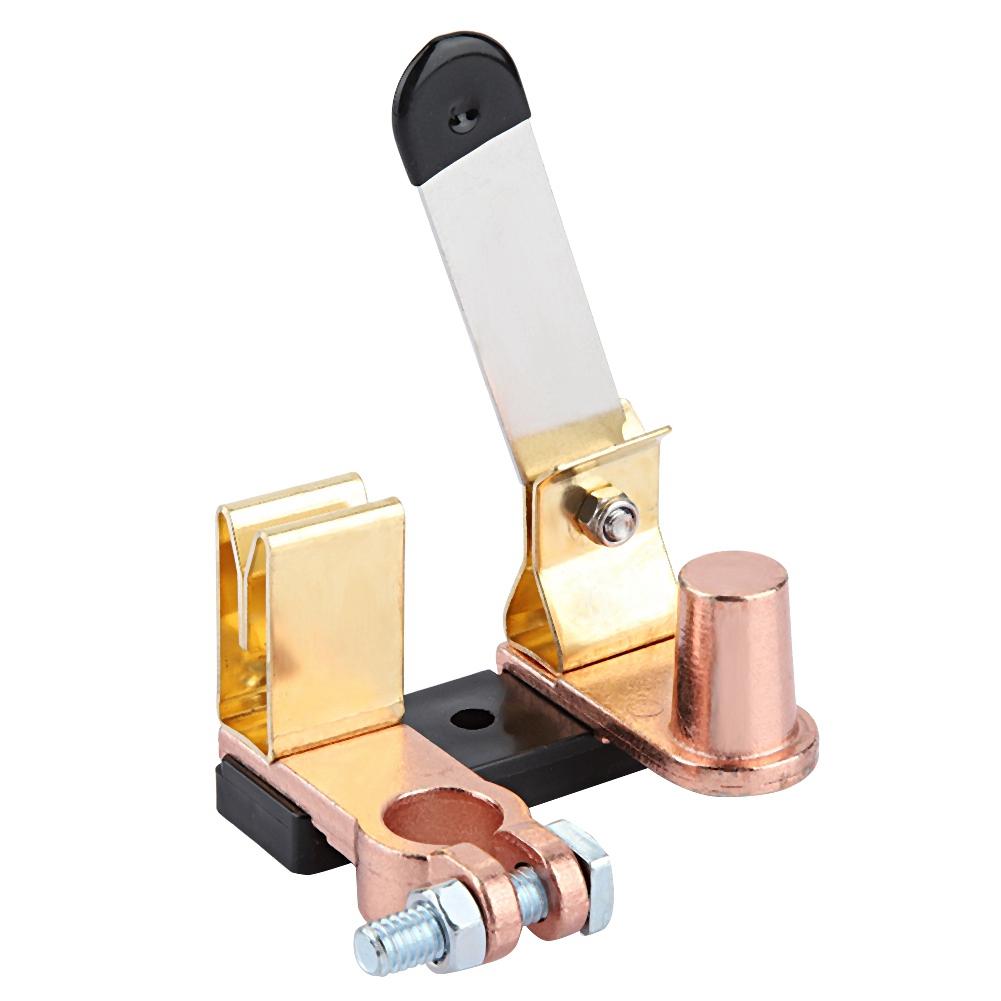 Brass Battery Disconnect , Prevents Power Consumption, Extends Car Battery Life, Vertical Knife in Brass
Brass Battery Disconnect , Prevents Power Consumption, Extends Car Battery Life, Vertical Knife in Brass