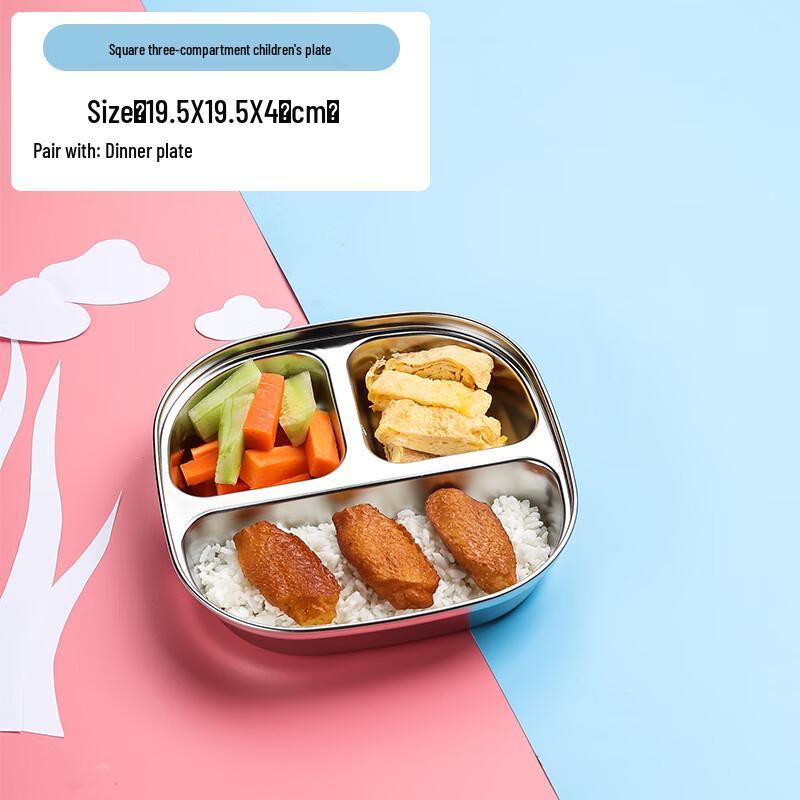 Wuhe Stainless Steel Kids Divided Dinner Plate
Wuhe Stainless Steel Kids Divided Dinner Plate