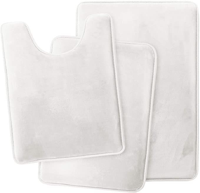 3Pcs Set Bathroom Memory Foam Bath Mat Set, Antiskid Absorbent Quick Drying Bath Mat, Bathroom Carpet and Contour Carpet Set
3Pcs Set Bathroom Memory Foam Bath Mat Set, Antiskid Absorbent Quick Drying Bath Mat, Bathroom Carpet and Contour Carpet Set