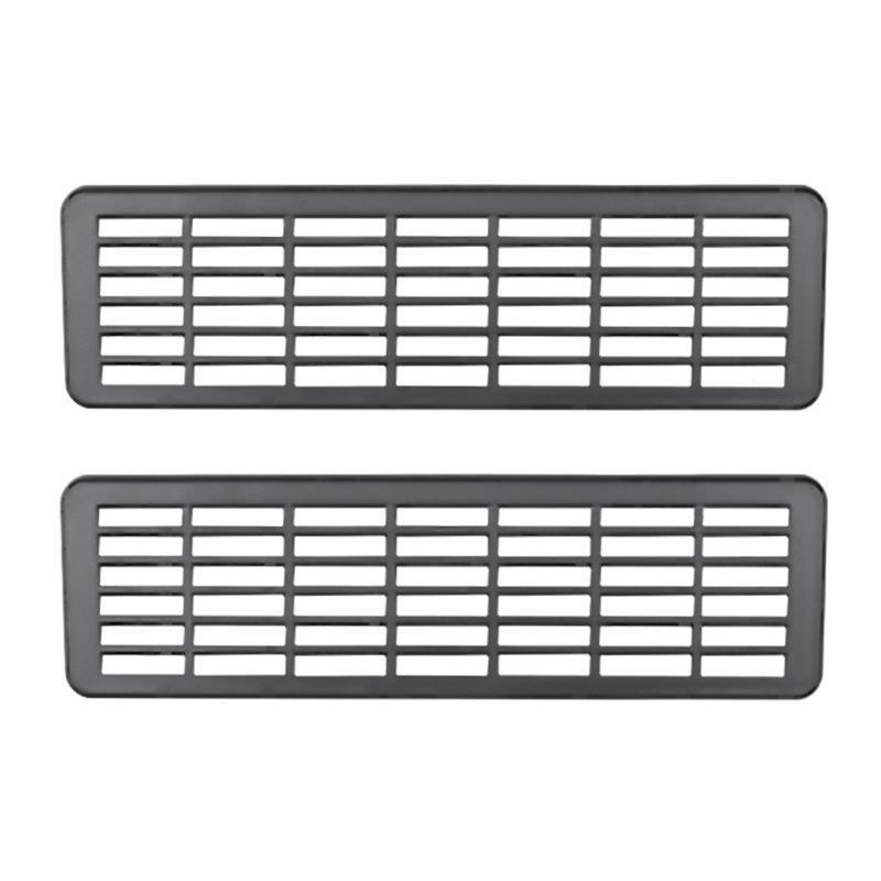 Tesla Model Y 2026 Seat Vent Covers (2-pcs) -Under-Seat Air Outlet Protector with Anti-Debris Grille, No-Tool Install ABS Design
Tesla Model Y 2026 Seat Vent Covers (2-pcs) -Under-Seat Air Outlet Protector with Anti-Debris Grille, No-Tool Install ABS Design