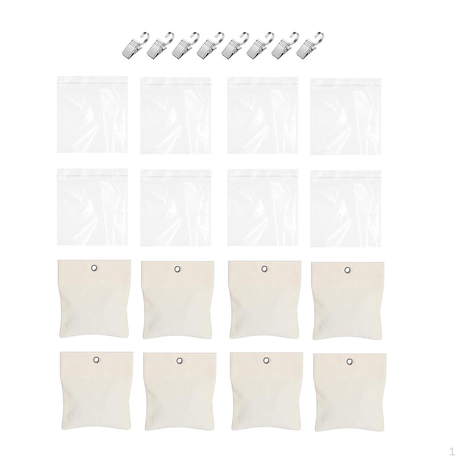 8x Пустые мешочки-утяжелители для штор из прозрачного ПЭ для ветра, с клипсами, незаполненные, для скатерти, сада
8x Пустые мешочки-утяжелители для штор из прозрачного ПЭ для ветра, с клипсами, незаполненные, для скатерти, сада