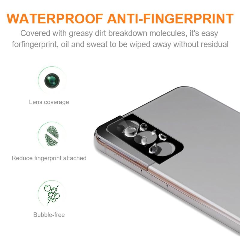 AMORUS Camera Lens Protector For Samsung Galaxy S21 5G/S21+ 5G,Anti-dust Silk Printing HD Clear Tempered Glass Lens Protective Film Black
AMORUS Camera Lens Protector For Samsung Galaxy S21 5G/S21+ 5G,Anti-dust Silk Printing HD Clear Tempered Glass Lens Protective Film Black