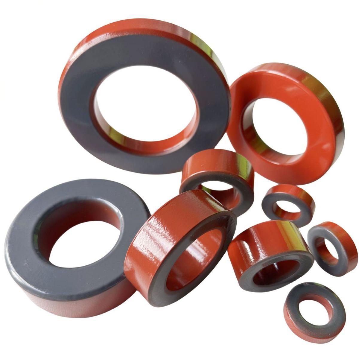 High-Frequency RF Iron Powder Red-Gray Audio Magnetic Core T157-2
High-Frequency RF Iron Powder Red-Gray Audio Magnetic Core T157-2