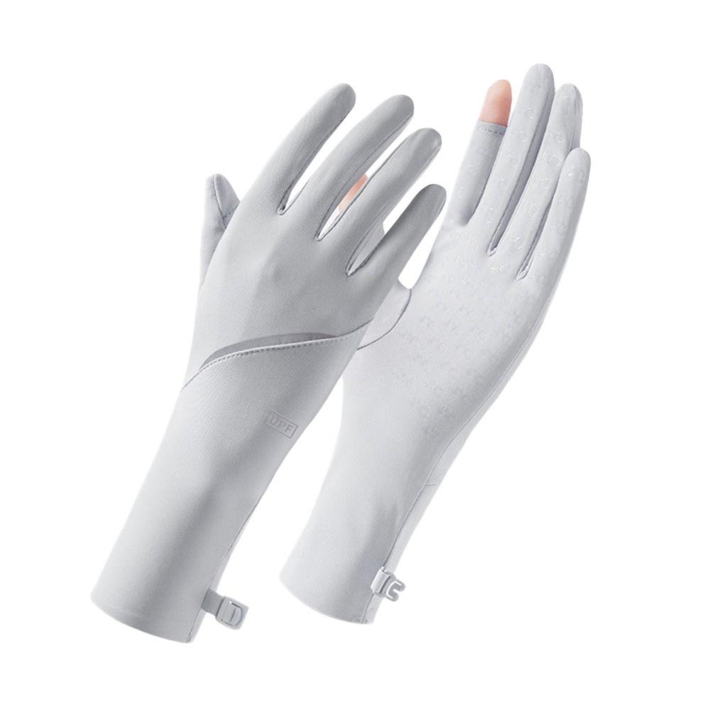 Ice Silk Summer Sunscreen Gloves Breathable Anti-UV Mittens Cycling Driving Gloves Women Girls білий
Ice Silk Summer Sunscreen Gloves Breathable Anti-UV Mittens Cycling Driving Gloves Women Girls білий