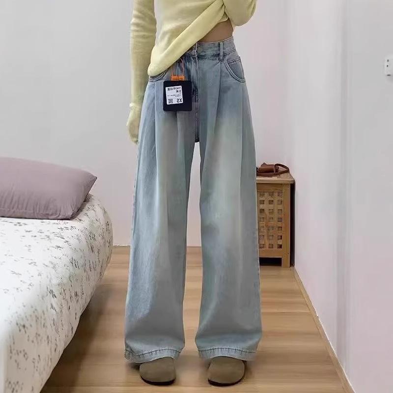 Women s Petite High-Waisted Light-Wash Wide-Leg Jeans – New for Spring & Autumn 2025, Loose Fit, Floor-Length, Versatile Style Extra Large
Women s Petite High-Waisted Light-Wash Wide-Leg Jeans – New for Spring & Autumn 2025, Loose Fit, Floor-Length, Versatile Style Extra Large