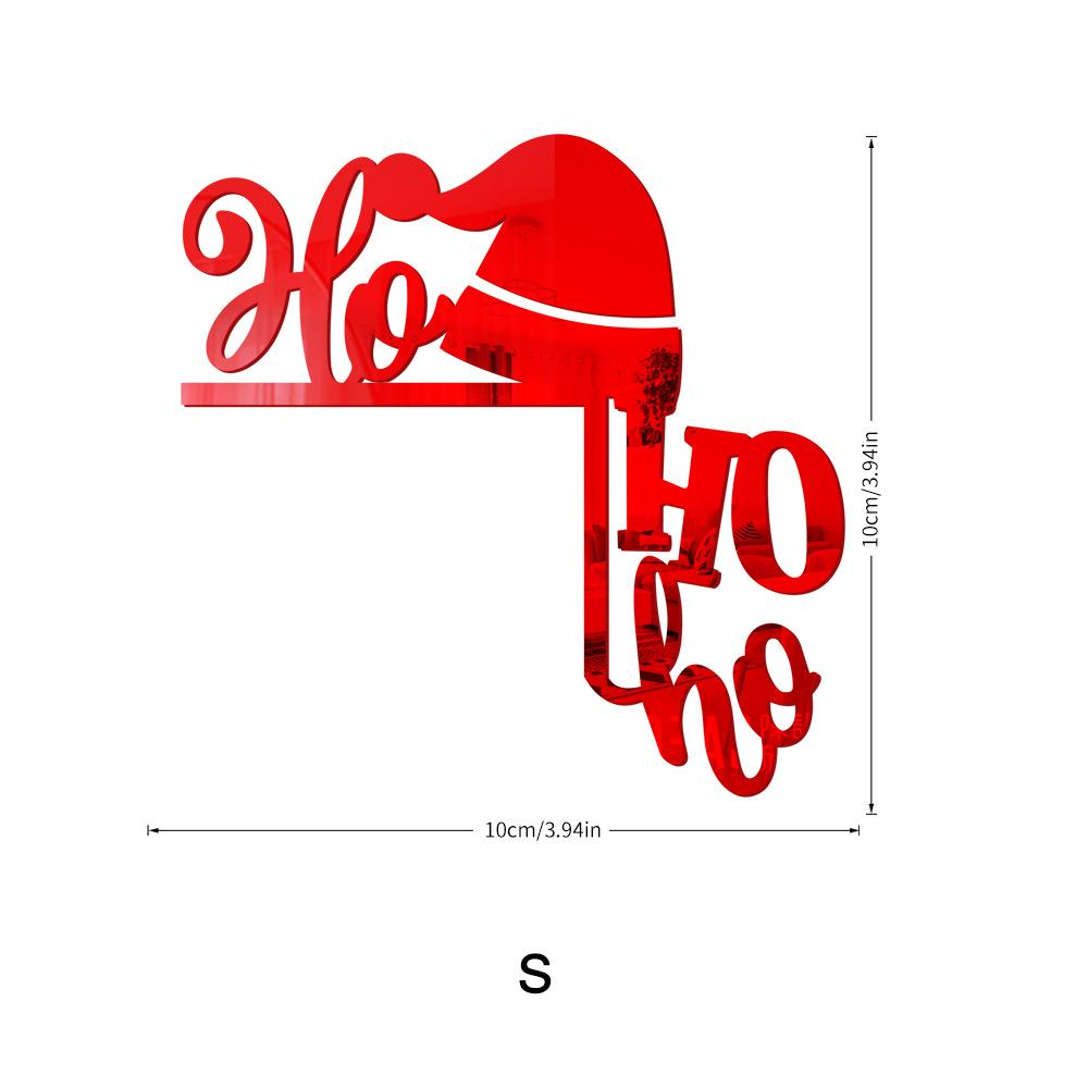 Рождественские акриловые наклейки на выключатели Красный Санта-Клаус HO Снимите наклейку на свет выключателя Рождественское украшение 2025 Наклейки на стену и окно 1pcs
Рождественские акриловые наклейки на выключатели Красный Санта-Клаус HO Снимите наклейку на свет выключателя Рождественское украшение 2025 Наклейки на стену и окно 1pcs