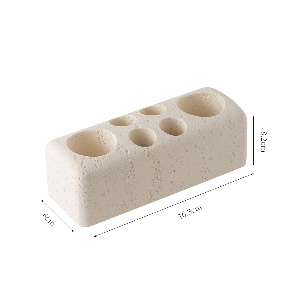 1pc Sandstone Toothbrush Storage Rack, Household Toothbrush and Toothpaste Rack, Shaver/comb Holder, Bathroom Accessories
1pc Sandstone Toothbrush Storage Rack, Household Toothbrush and Toothpaste Rack, Shaver/comb Holder, Bathroom Accessories