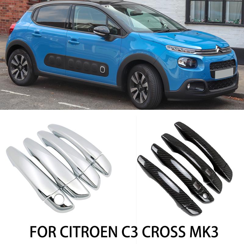 Роскошная хромированная накладка на дверную ручку для Citroen C3 Cross MK3 2017 ~ 2022, 4x автомобильные аксессуары из углеродного волокна, автостайлинг
Роскошная хромированная накладка на дверную ручку для Citroen C3 Cross MK3 2017 ~ 2022, 4x автомобильные аксессуары из углеродного волокна, автостайлинг