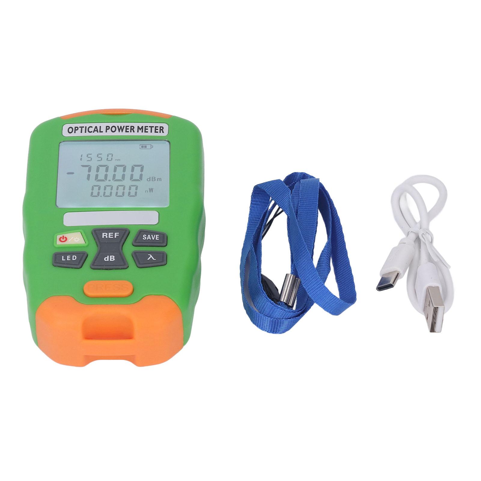 Optical Fiber Power Meter Rechargeable Optic Cable Tester 70~+10dbm for Maintenance
Optical Fiber Power Meter Rechargeable Optic Cable Tester 70~+10dbm for Maintenance
