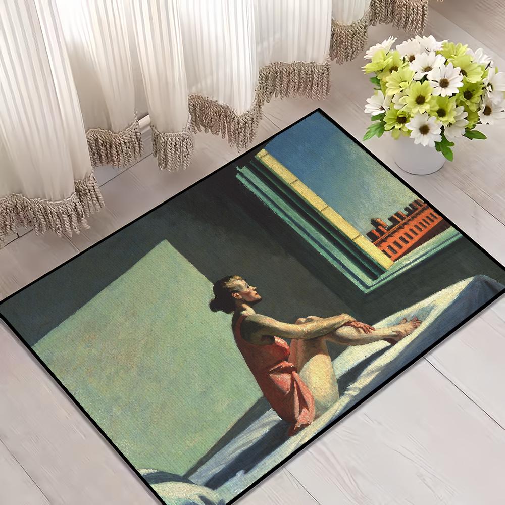 Edward Hopper Nighthawks Door Mat Welcome Entrance Balcony Bathroom Floor Non-slip Rug Bedroom Carpet Home Decoration 50x80cm
Edward Hopper Nighthawks Door Mat Welcome Entrance Balcony Bathroom Floor Non-slip Rug Bedroom Carpet Home Decoration 50x80cm