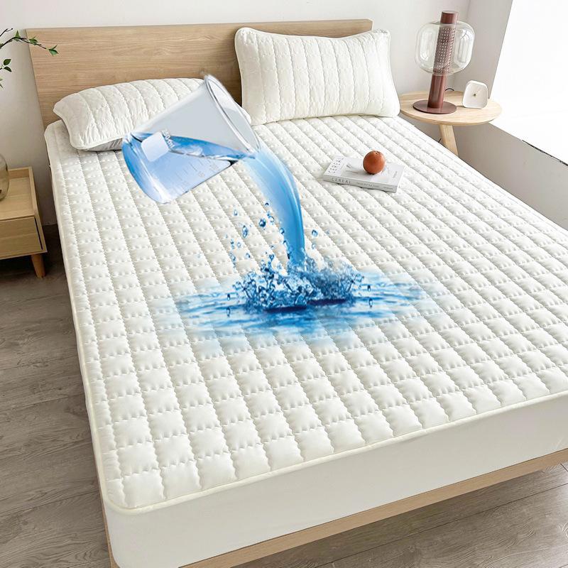 Waterproof Quilted Incontinence Mattress Protector - Non-slip, Thickened Fitted Sheet Cover 90x200cm Single Fitted Sheet молоко, білий колір
Waterproof Quilted Incontinence Mattress Protector - Non-slip, Thickened Fitted Sheet Cover 90x200cm Single Fitted Sheet молоко, білий колір