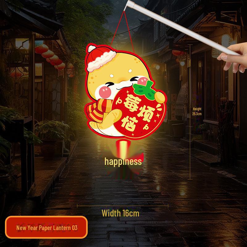 Дитячі креативні мультяшні ліхтарики, що світяться, для новорічного фестивалю
Дитячі креативні мультяшні ліхтарики, що світяться, для новорічного фестивалю