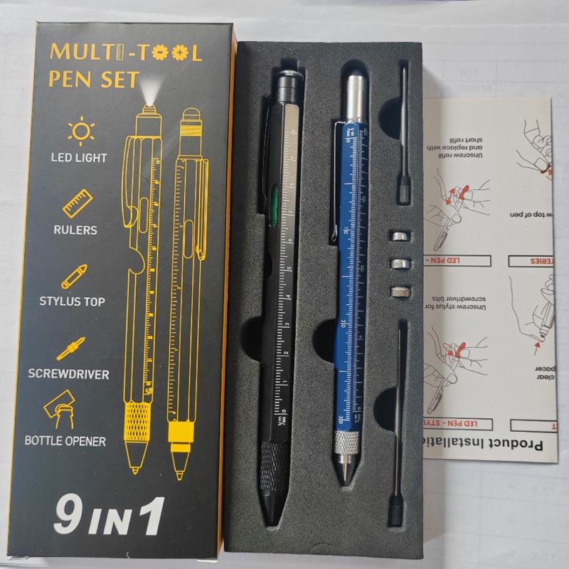 Multifunctional Pen: Light, Bottle Opener, Touchscreen Stylus, Level, Scale, Metal Ballpoint in Gift Box Bullet Type 1.0
Multifunctional Pen: Light, Bottle Opener, Touchscreen Stylus, Level, Scale, Metal Ballpoint in Gift Box Bullet Type 1.0