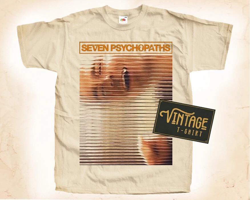Seven Pscyhopaths T SHIRT Tee Movie Poster Vintage Natural sizes S to 5XL 3XL
Seven Pscyhopaths T SHIRT Tee Movie Poster Vintage Natural sizes S to 5XL 3XL