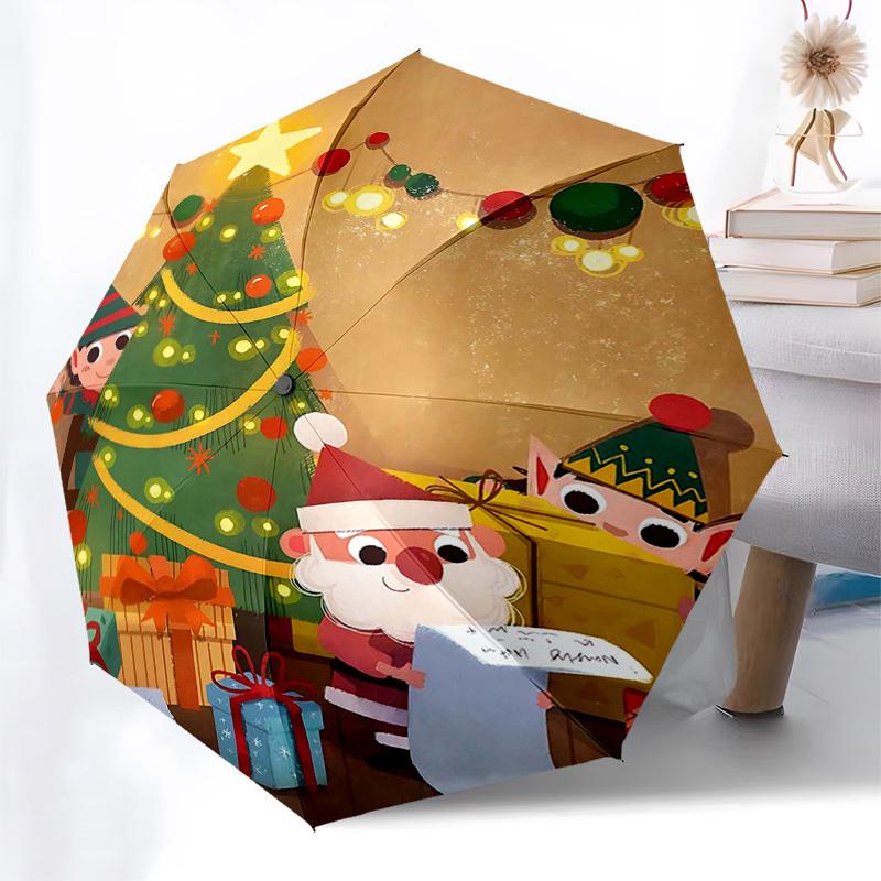 1pc Christmas Elf with Santa Claus Reading List, Festive Gift for Fans, Travelers & Daily Use, Auto Open Close Umbrella with Foldable Design & 8-Iron
1pc Christmas Elf with Santa Claus Reading List, Festive Gift for Fans, Travelers & Daily Use, Auto Open Close Umbrella with Foldable Design & 8-Iron