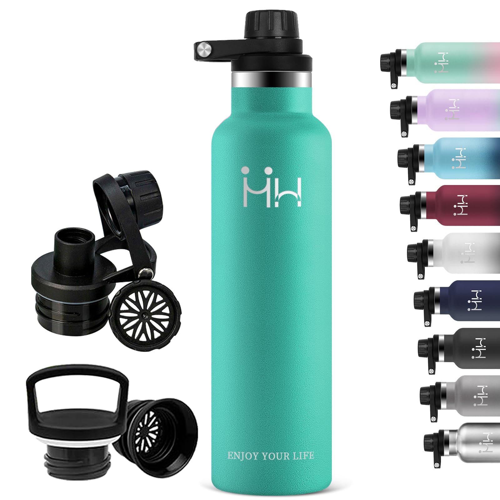 YANGYAO Sports Stainless Steel 1 Easy to Vacuum Direct Water Easy to Less Easy to Powder Compatible with Sports Will Not Emerald Green Bottle, Liter,
YANGYAO Sports Stainless Steel 1 Easy to Vacuum Direct Water Easy to Less Easy to Powder Compatible with Sports Will Not Emerald Green Bottle, Liter,
