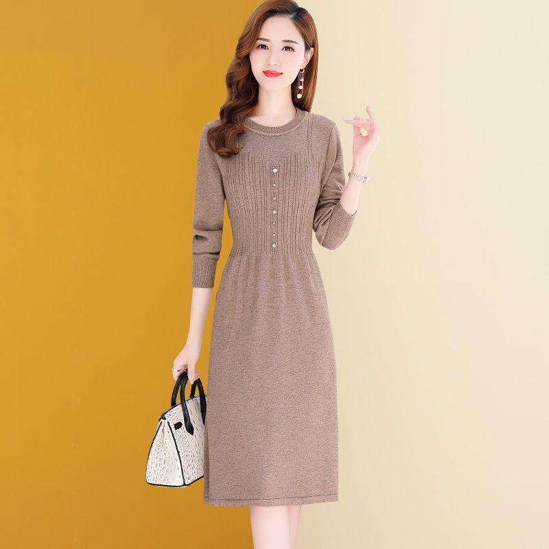 Модний в язаний светр середньої довжини жіночий 2022 з довгим рукавом однотонний повсякденний однотонний весняно-осінній пуловер жіночий One Size хакі
Модний в язаний светр середньої довжини жіночий 2022 з довгим рукавом однотонний повсякденний однотонний весняно-осінній пуловер жіночий One Size хакі