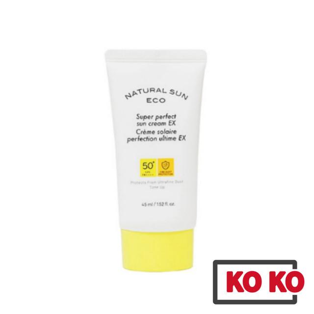 The Face Shop Natural Sun Eco Super Perfect Солнцезащитный крем SPF50+ PA+++ 50 мл
The Face Shop Natural Sun Eco Super Perfect Солнцезащитный крем SPF50+ PA+++ 50 мл