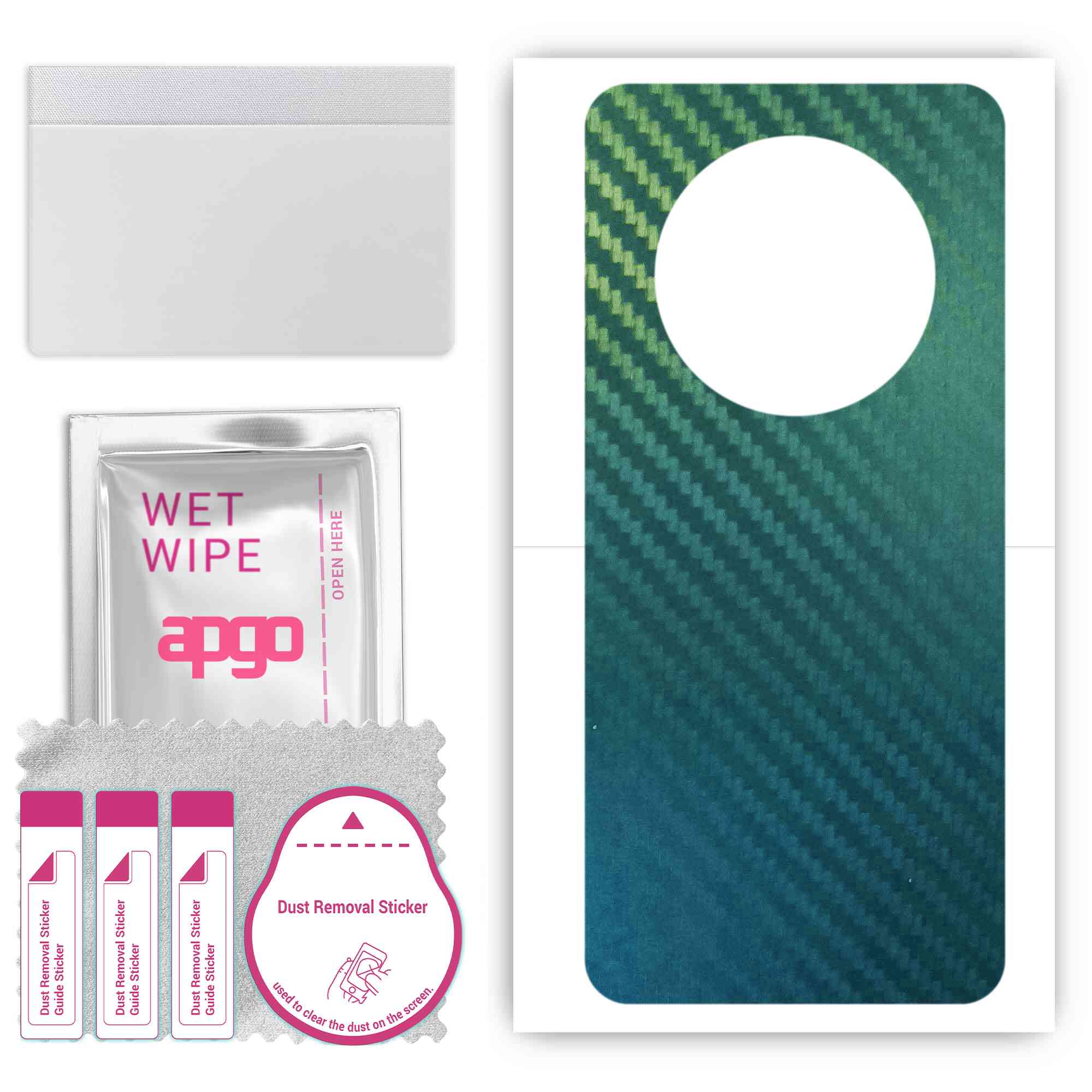 Apgo Protective Skin Sticker for the back compatible with Huawei Mate 50E, Wrap Film, Foil, Vinyl - Pattern Carbon Chameleon CAKA1
Apgo Protective Skin Sticker for the back compatible with Huawei Mate 50E, Wrap Film, Foil, Vinyl - Pattern Carbon Chameleon CAKA1