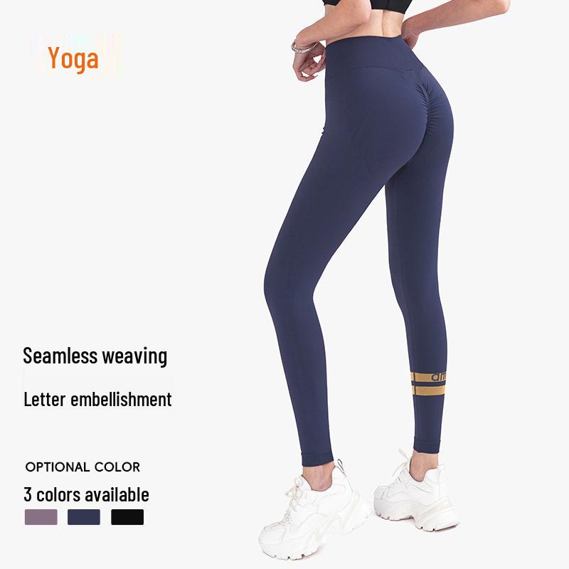 High Waist Seamless Yoga Pants: European & American Peach Lift Activewear Small чорний
High Waist Seamless Yoga Pants: European & American Peach Lift Activewear Small чорний